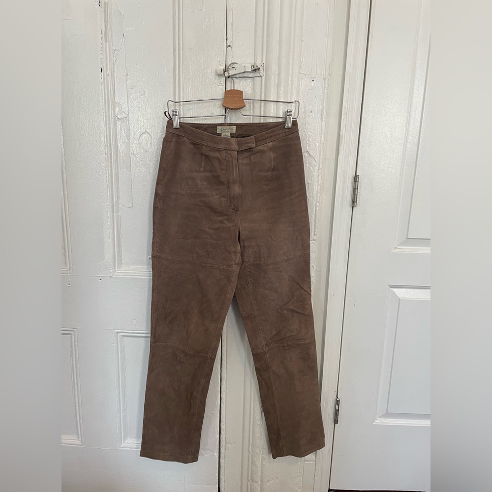 St. John's Bay Brown Suede Pants